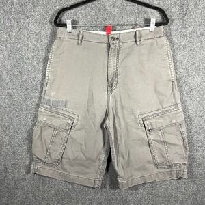 Vintage Y2K Element Baggy Jean Cargo Shorts Gray Mens Size 34 / 11" inseam